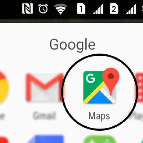 Abra o Google Maps