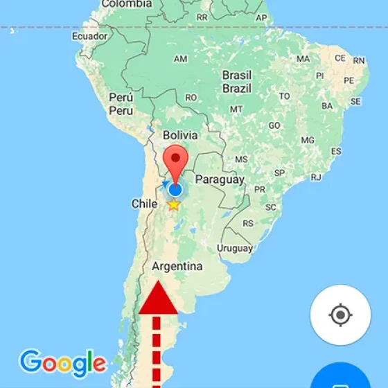 Encontre o botão de download