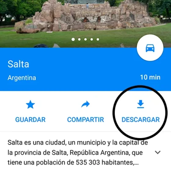 Baixar mapa