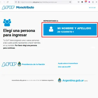 Escolha a Pessoa Física