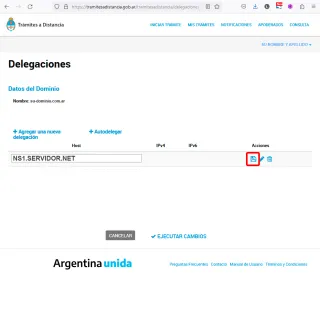 Adicionar DNS1