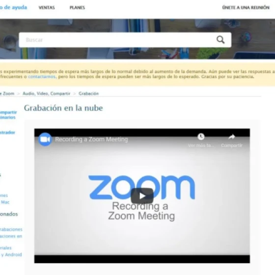 Gravando reuniões Zoom em dispositivos móveis