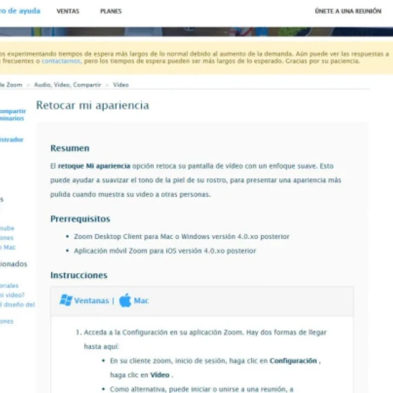 Retocar minha aparência
