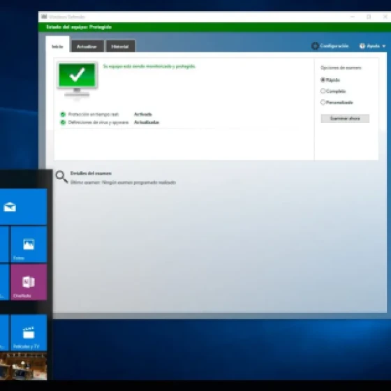 Antivírus integrado com Windows Defender