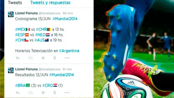 Como usar as hashtags para as Seleções Nacionais na Copa do Mundo de 2014 no Brasil?