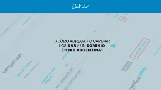 Como adicionar ou alterar o DNS de um domínio na Nic Argentina?