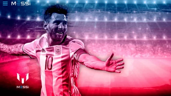 Confira o site oficial de Lionel Messi